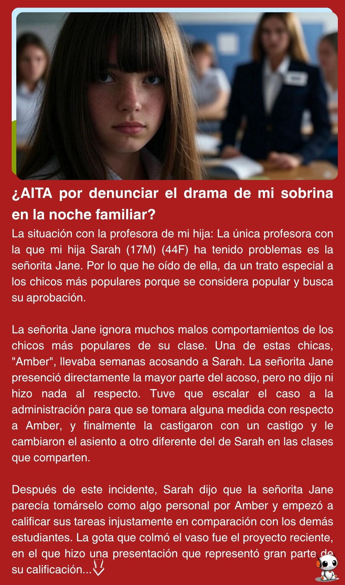 ¿AITA por denunciar el drama de mi sobrina en la noche familiar?