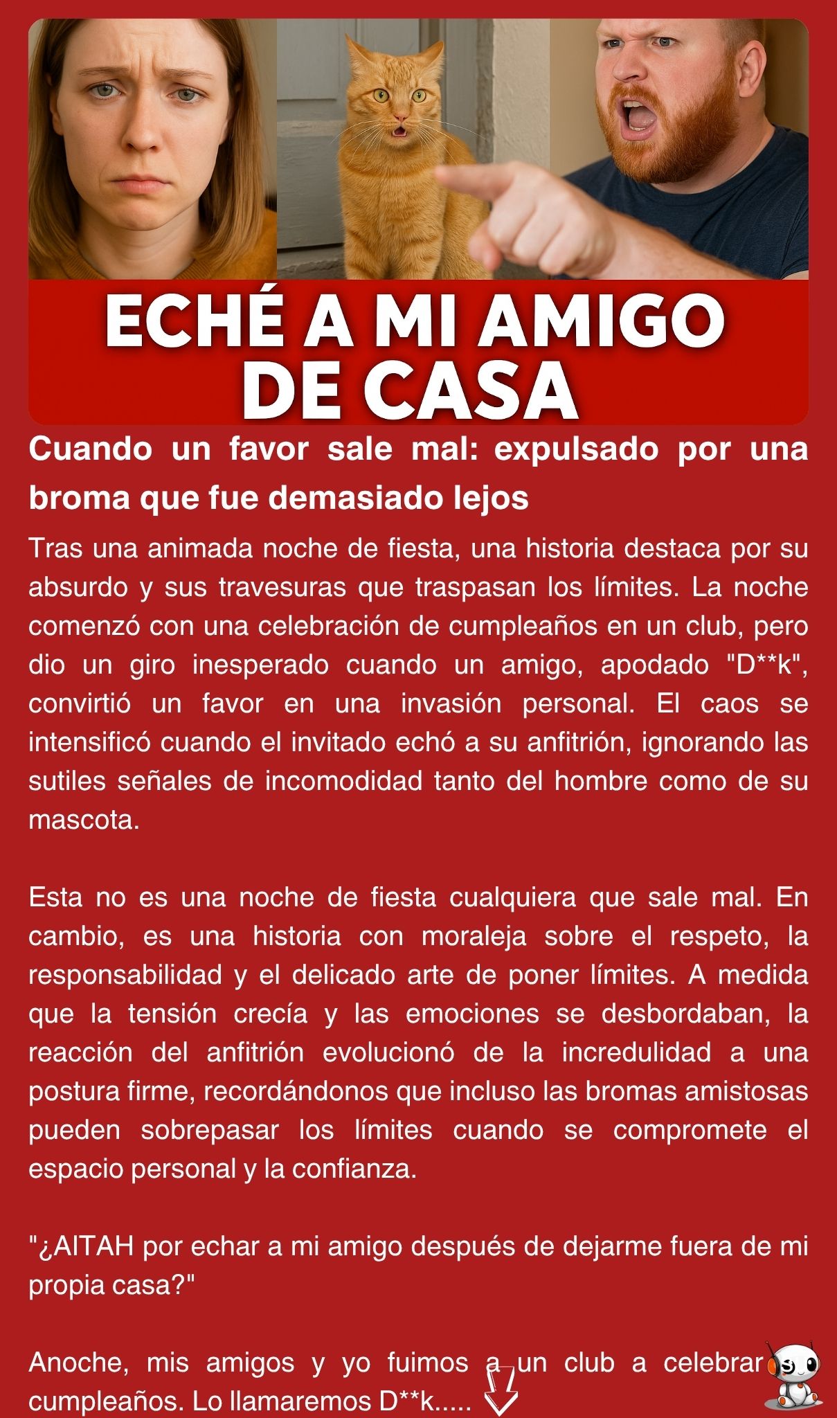 Cuando un favor sale mal: expulsado por una broma que fue demasiado lejos