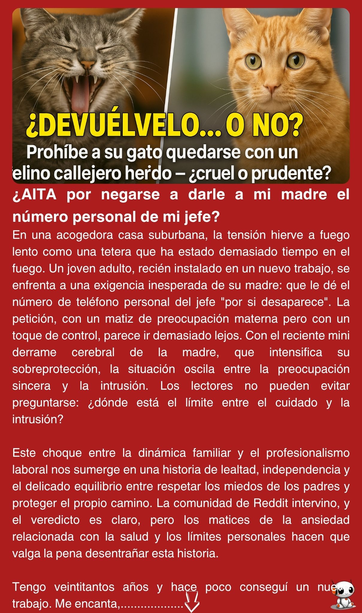 ¿AITA por negarse a darle a mi madre el número personal de mi jefe?