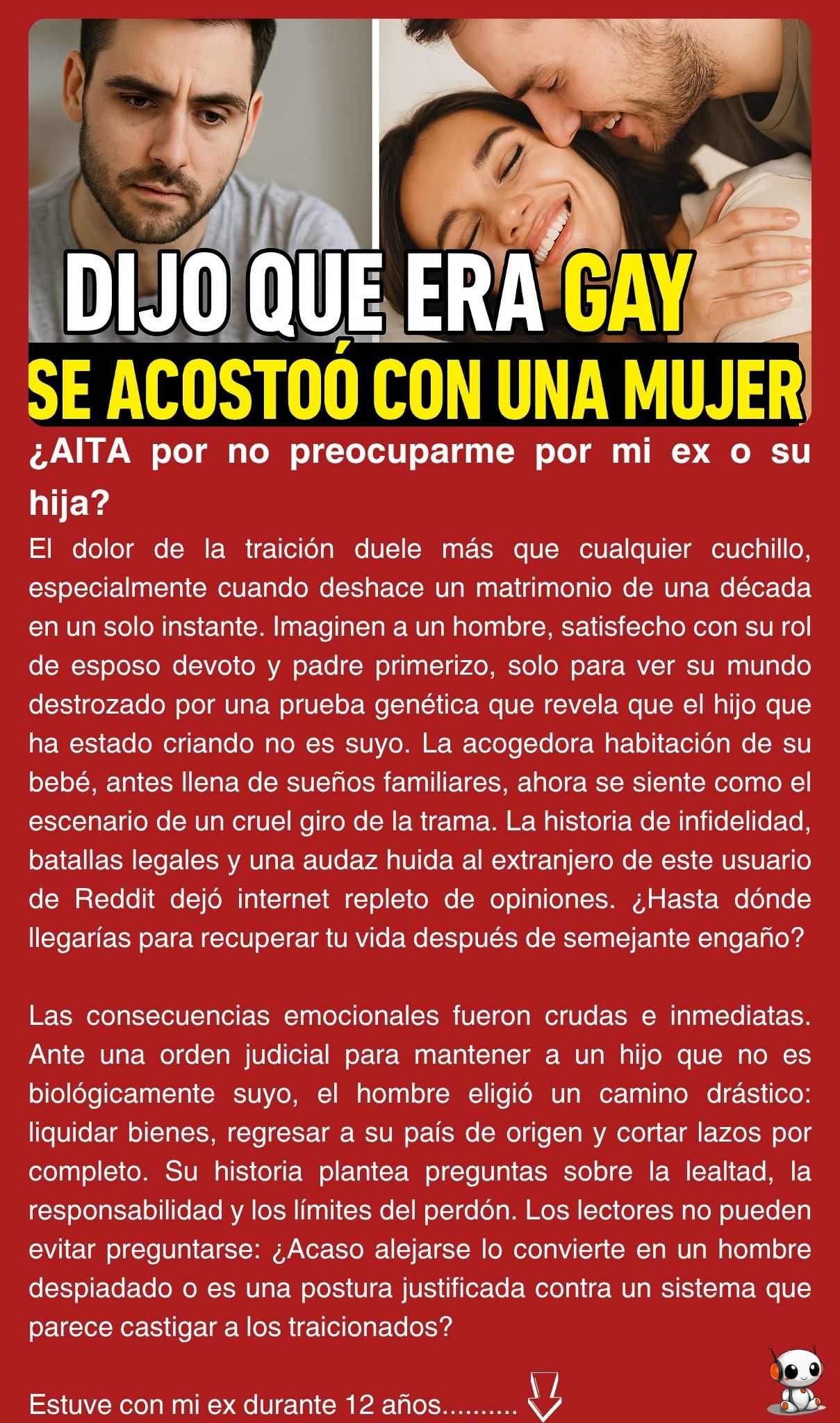 ¿AITA por no preocuparme por mi ex o su hija?